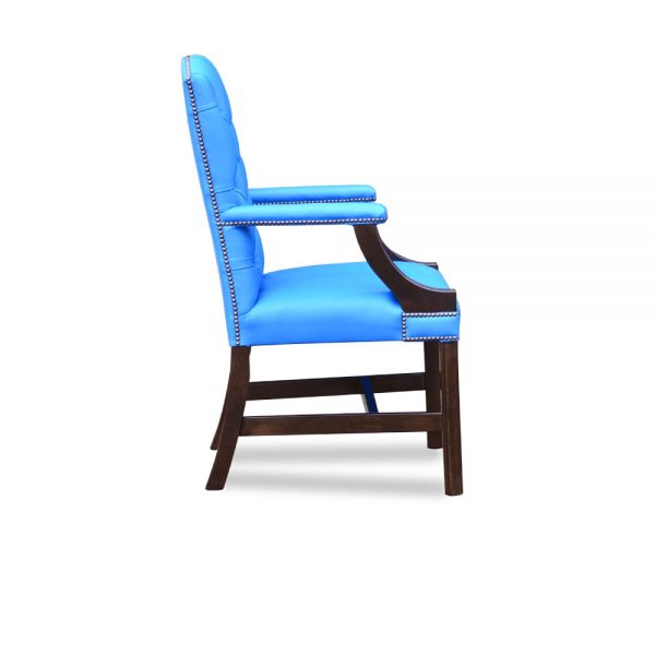Gainsborough XL carver chair - shelly majolica blue