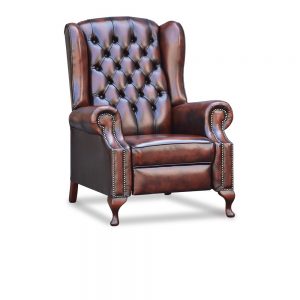 Hampton recliner - antique dark rust